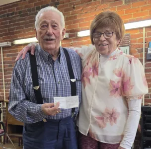 Knights of Columbus donation to  East Liverpool Christian School